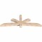 Ekena Millwork Davenport Smooth Timber Gable Bracket, Douglas Fir, 96"W x 36"H x 5 1/2"D x 5 1/2"F, 9/12 Pitch GBW096X36X0606DAV00SDF - alternate 3